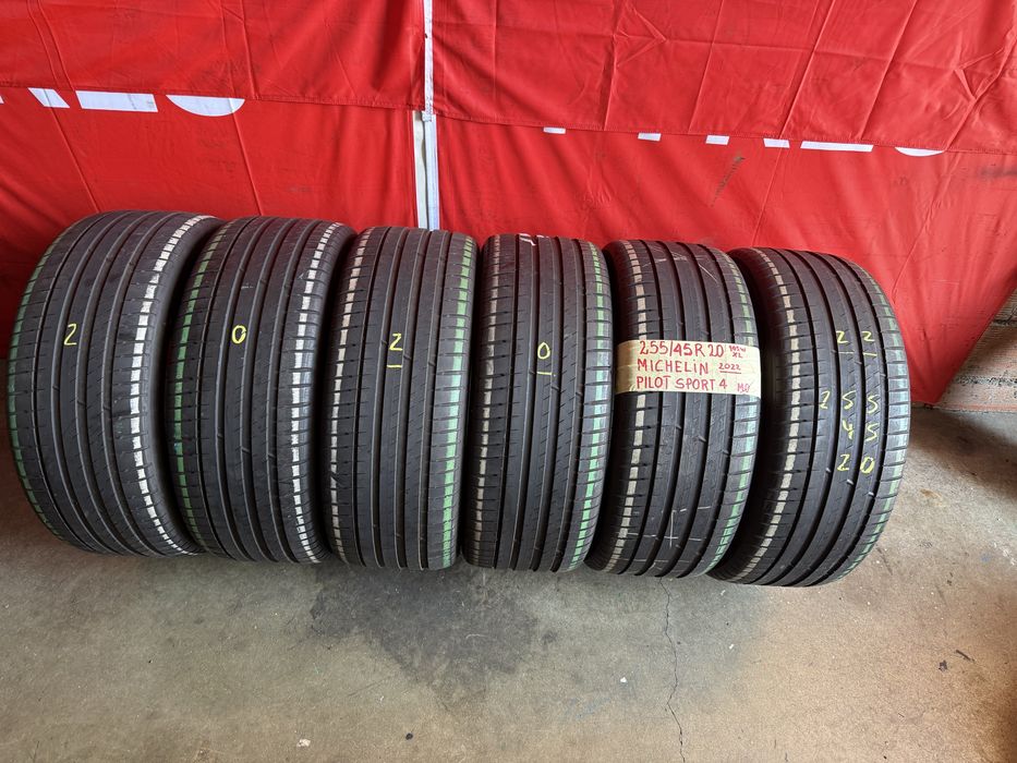 Pneus 255/45/20 Michelin Todos iguais Homolgacao Tesla