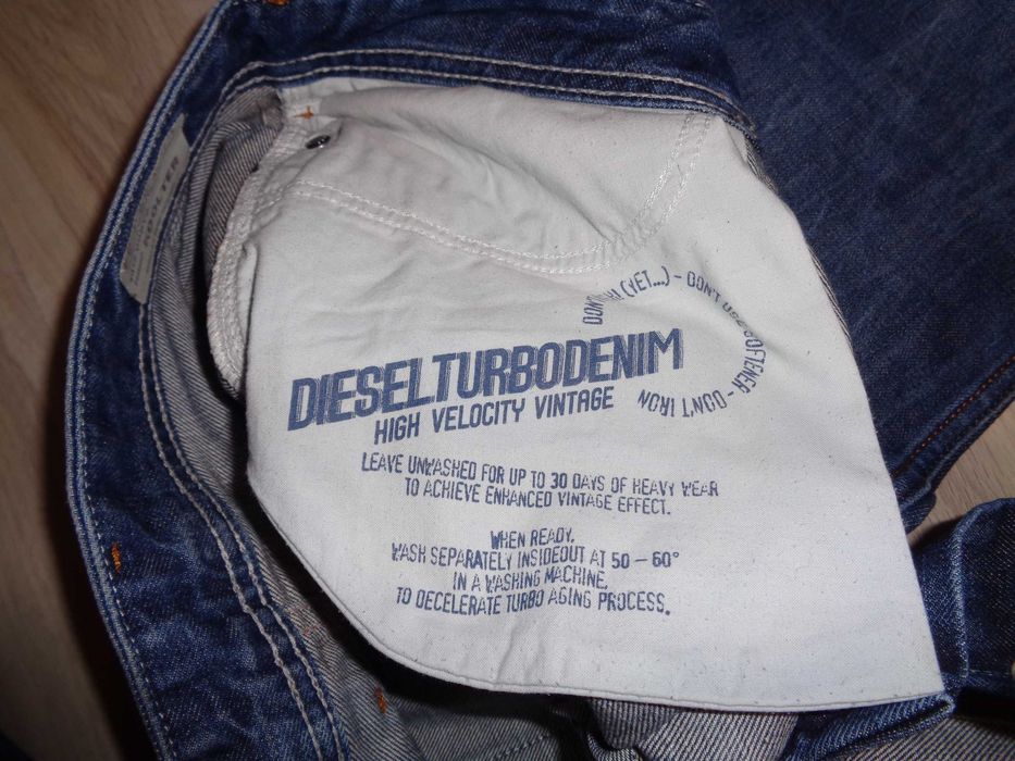 jeansy DIESEL rozmiar L , Męskie Niebieskie
