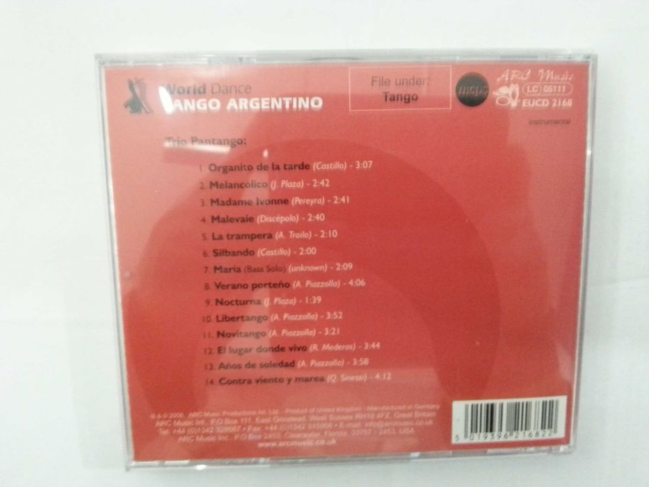 Płyta cd Tango Argentino World Dance