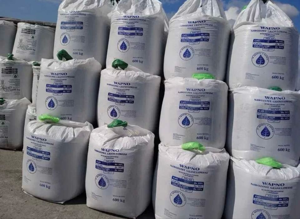 Wapno granulowane nawozowe i magnezowe