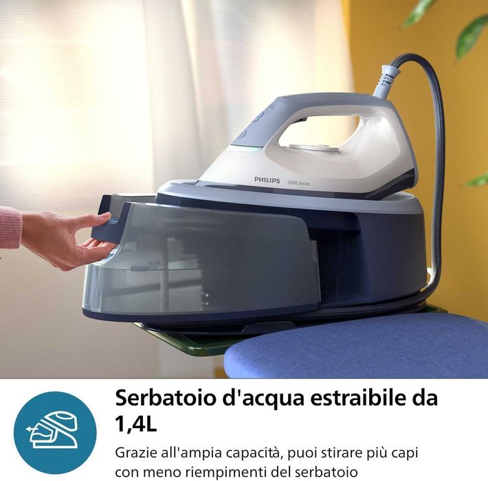 парова станція праска Philips серії 3000, 2400 Вт подача пари 120 г/хв