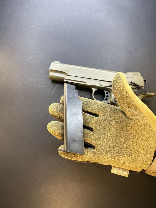 Металевий пістолет Kimber Warrior - модель V13 tan (іграшка)