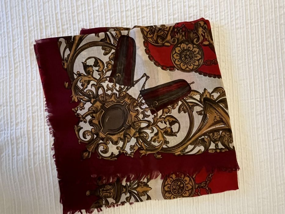 Conjunto de echarpes lenços vintage