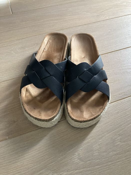 Klapki espadryle roz. 39