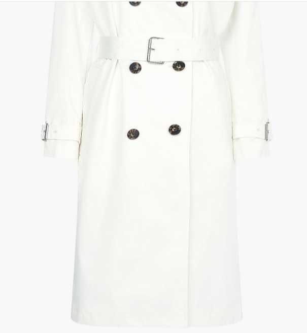 Trencz z mieszanki bawełny Nowy