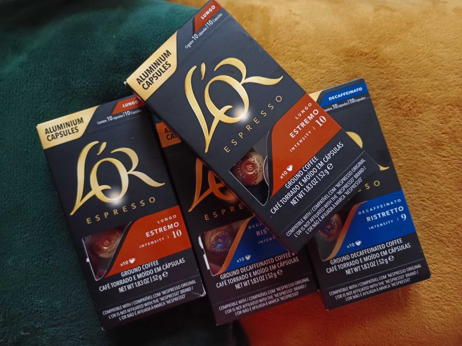 Kapsułki L'OR mix Nespresso Orginal bezkofeinowe i lungo estremo 40szt