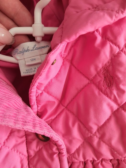 Płaszczyk wiosenny jesienny Ralph Lauren rozmiar 12, 12 miesięcy 80cm