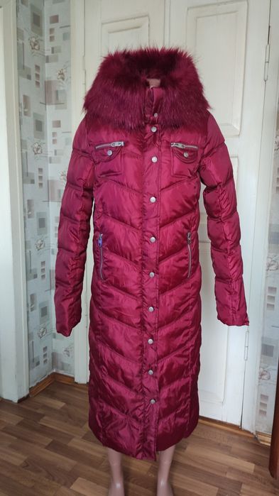 Пальто Пуховик Мех.