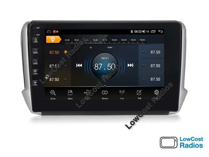 *Auto Rádio GPS PEUGEOT 2008 / 208 | ANDROID • Multimédia BT USB WIFI