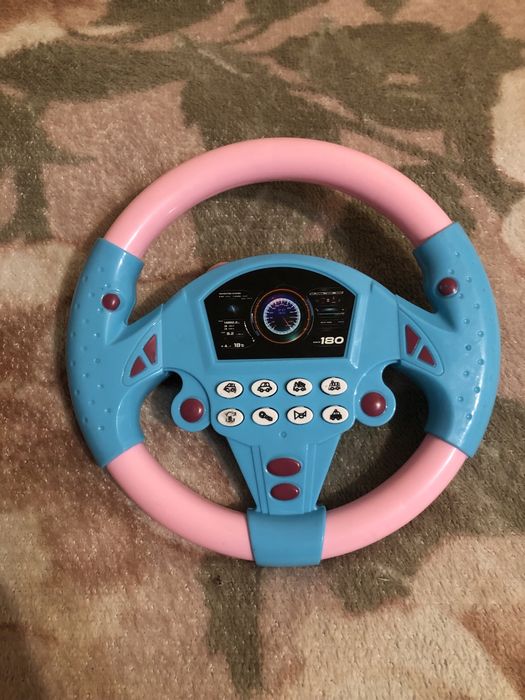 Дитяче музичне кермо на присосках