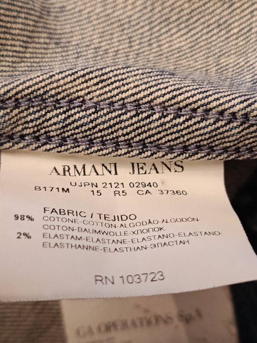 Kurtka damska, ramoneska, dżins. Armani