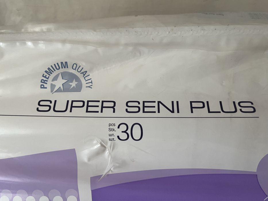 Seni, super plus pieluchy  dla dorosłych, rozm L