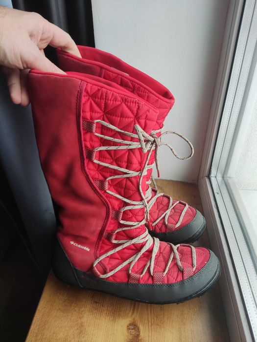 Черевики жіночі 38EUR Columbia waterproof 200grams red