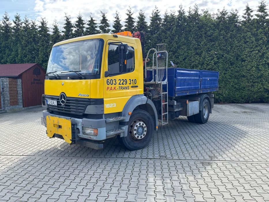Mercedes-Benz Atego 1823, specjalny  Mercedes Atego wywrotka z HDS