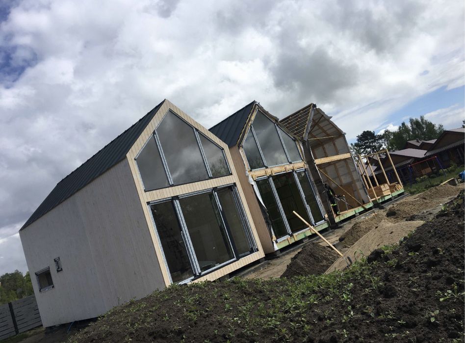 Nowoczesna Stodoła 70m2 / Stan Deweloperski / Domek drewniany