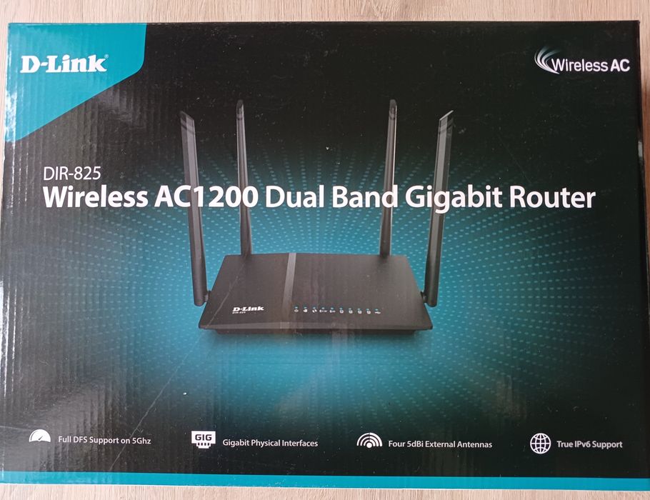 Router D-Link DIR-825 Wireless AC1200 Dual Band Gigabit