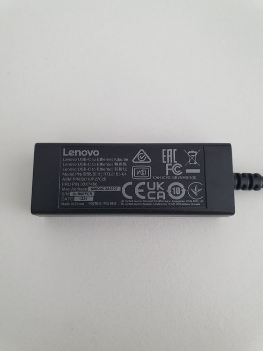 Lenovo USB-C to Ethernet Adapter – RJ-4564284298676483123