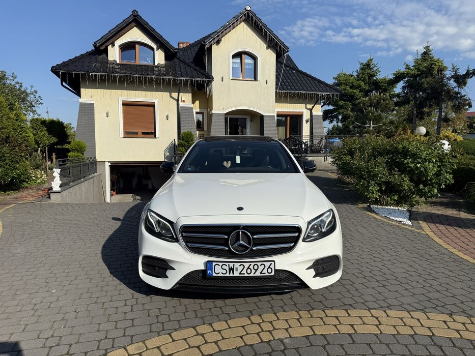 Mercedes E220d 4matic salon polska stan bdb
