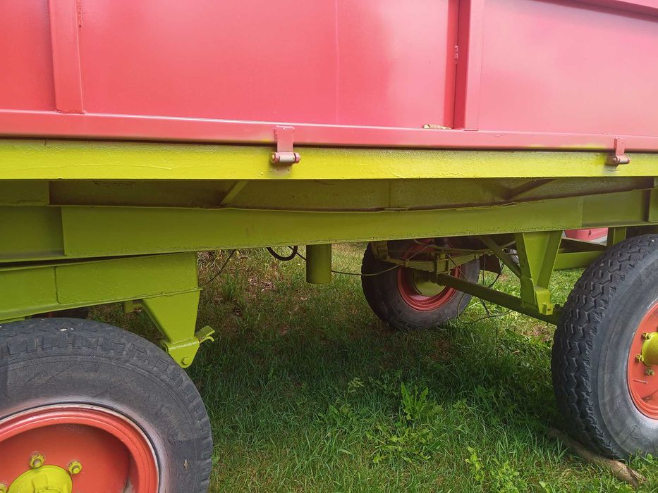 Przyczepa wywrotka Sanok autosan D-47A 3-str, mtz 82 belarus