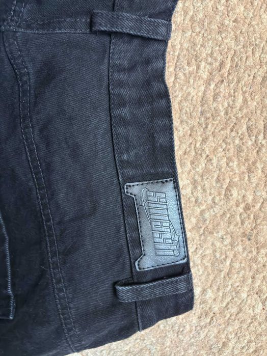 SMASH Черные широкие джинсы XL