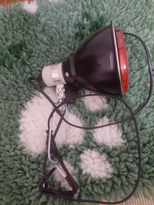 Lampa oprawka klips klosz e27 do lampy grzewczej