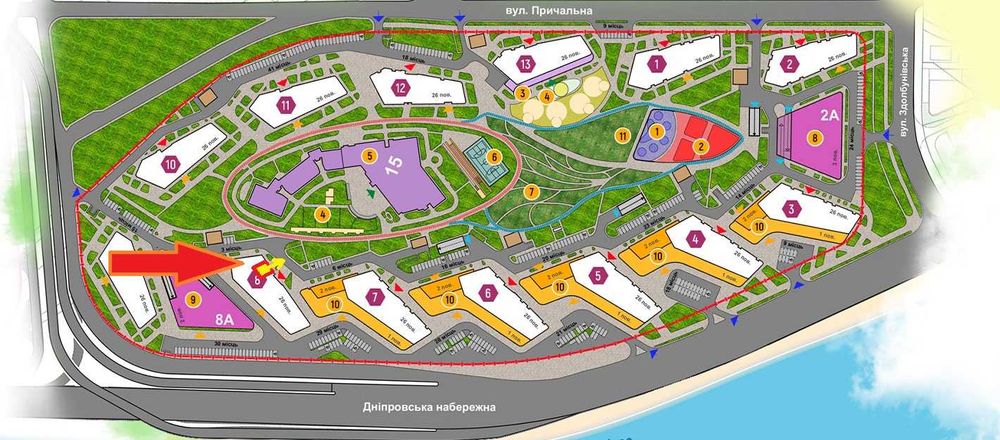 2к квартира 83,53 м2, ЖК Грейт (Great), 8 буд., 2с7б, 23 поверх. Без%.