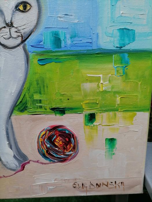 Obraz olejny, Ewa Boińska, 50/40, certyfikat