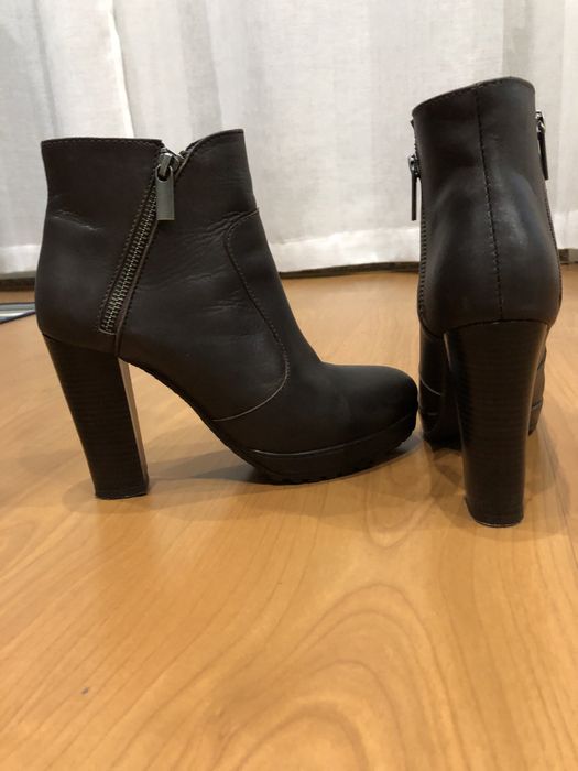 Botins Castanhos Tamanho 37