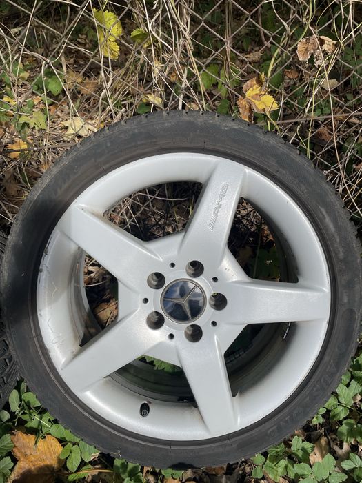 Oryginalne felgi Mercedes-Benz AMG 17” + opony – komplet 4 szt.
