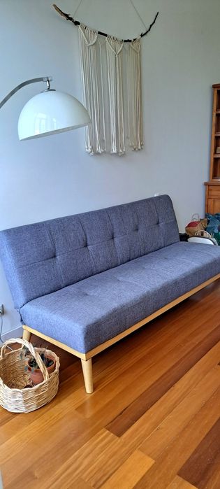 Sofá-cama 3 lugares -  como novo