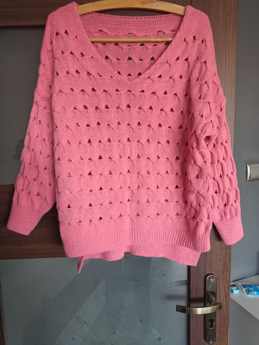 Sweter ażurowy xx