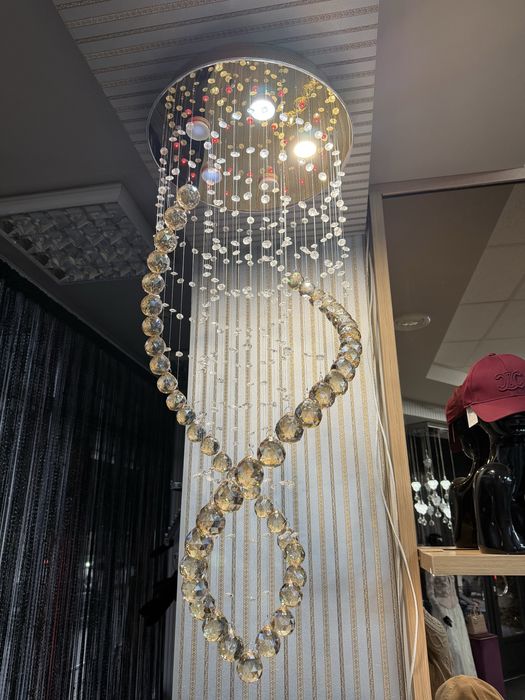 Люстра з кришталем