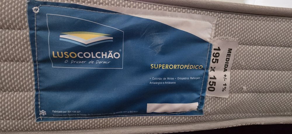 Colchão Mola Bonel Casal 150x195cm Super Ortopédico