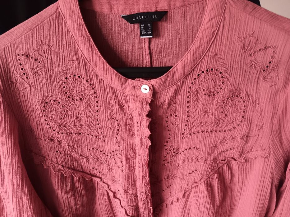 Blusa Cortefiel Rosa Velho