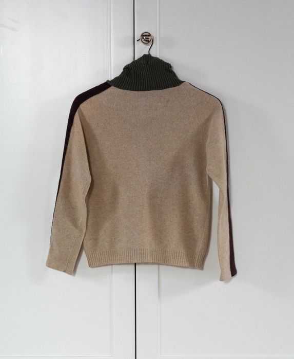 Sweterek wełniany, sportowy, United Colors of Benetton, rozm. S