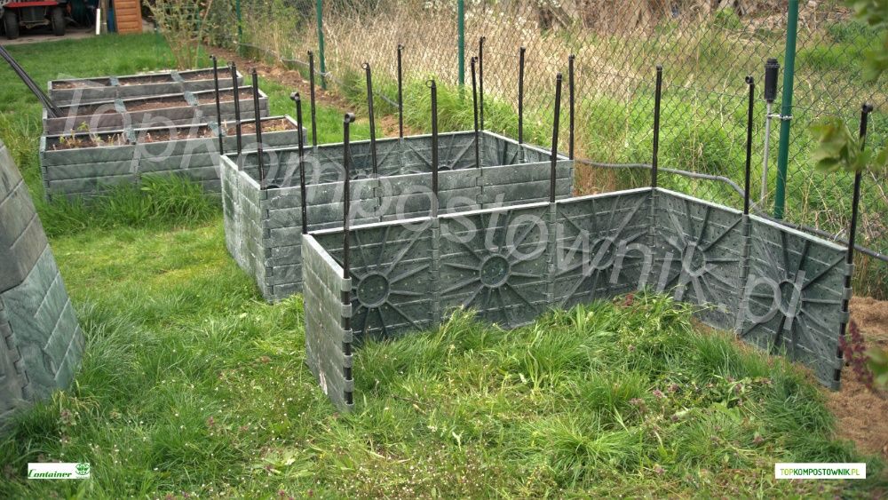 Grządka ogrodowa podwyższona– 150x100 lub 200x50, wys. 50 cm, EKO, GW4