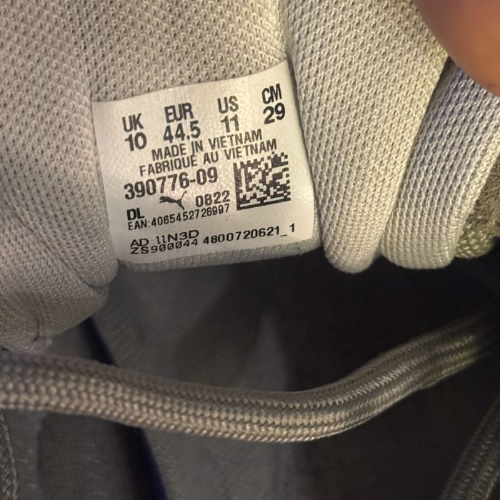 Buty puma rsx 44,5 jasne szare