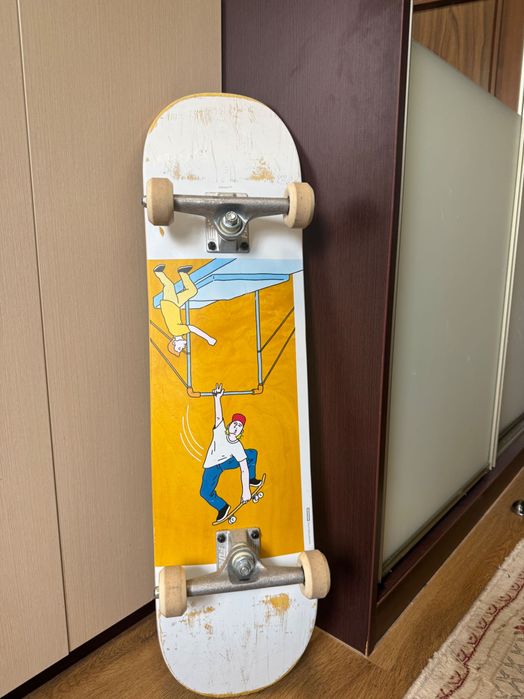 Deskorolka biała używana