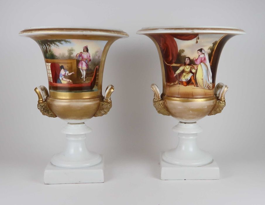 Par de Jarras Vieux Paris Séc. XIX