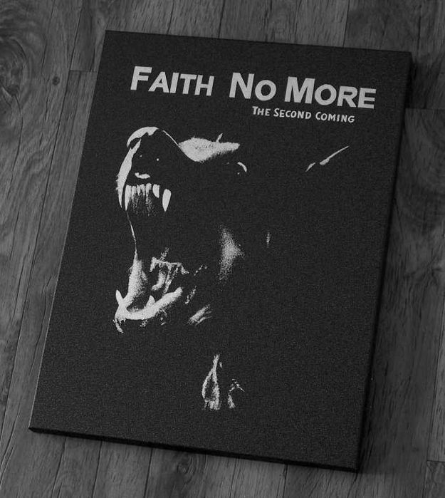 Faith No More Obraz ręcznie grawerowany na blasze Staloryt