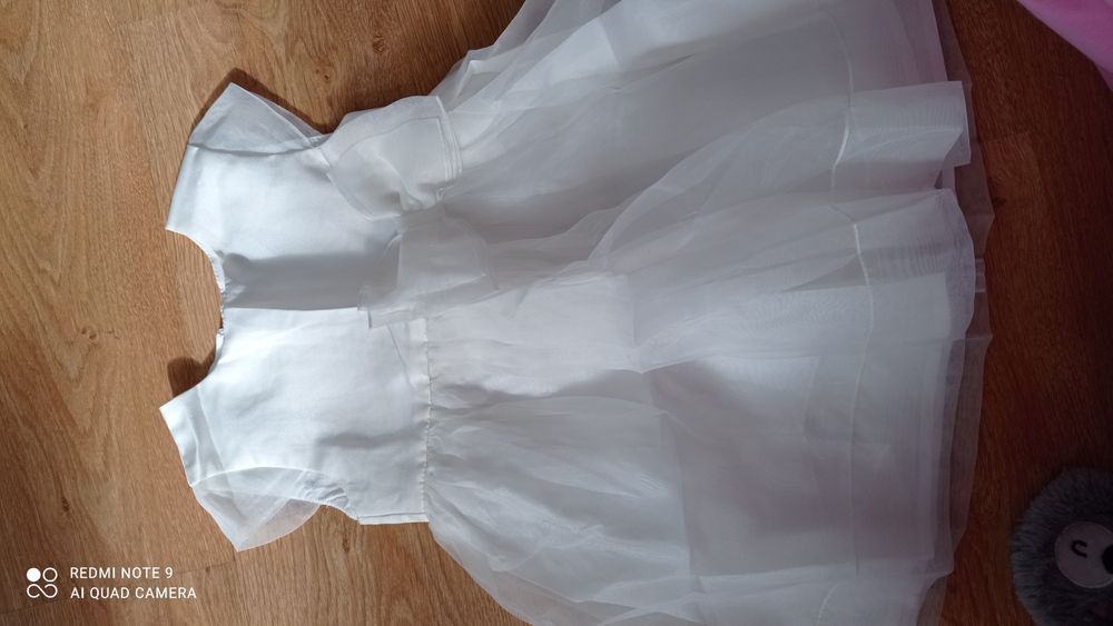 Sukienka wizytowa chrzest minimi r.92