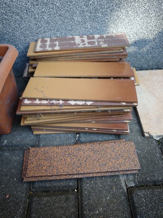 Kostka brukowa szara kafelki parapet nowe