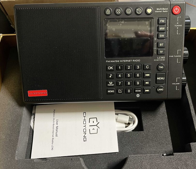 CHOYONG LC90 Radio internetowe Wi-Fi / 4G, przenośne