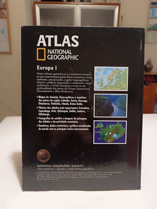 Atlas Nacional Geographic. Europa I. Em Português