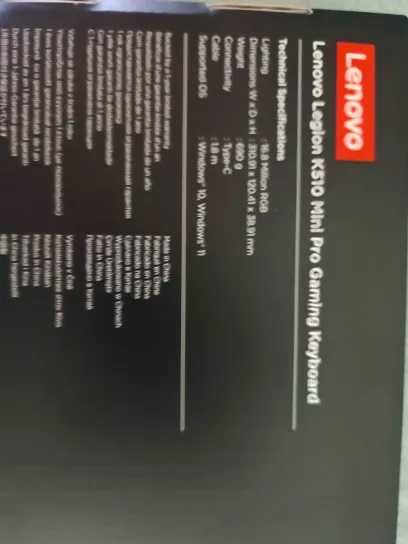 Teclado Mecânico Lenovo MK510 Mini Pro – Switch Castanho