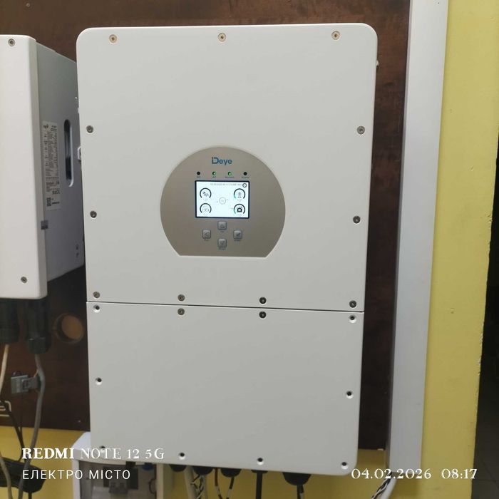 Гібридний трифазний високовольтний інвертор Deye sun-12k-SG01HP3