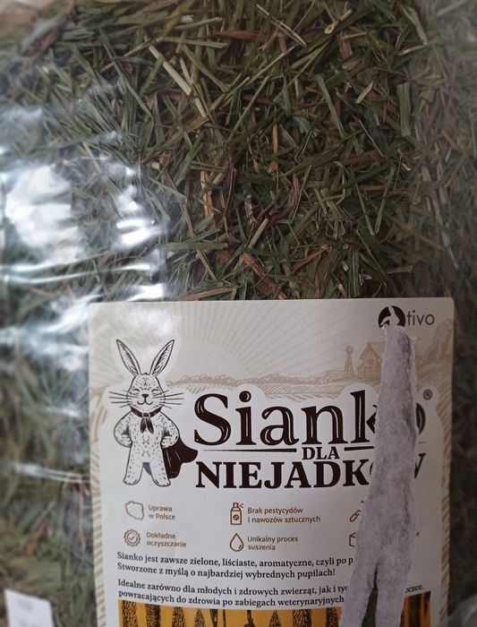 Wysokiej jakości sianko i karma dla świnki morskiej