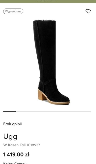 Kozaki Ugg oryginalne skóra owcza