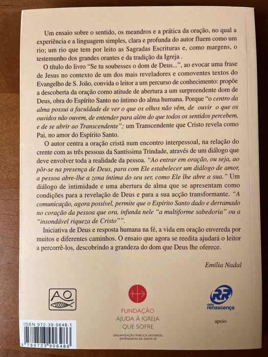 Se tu soubesses os dons de Deus