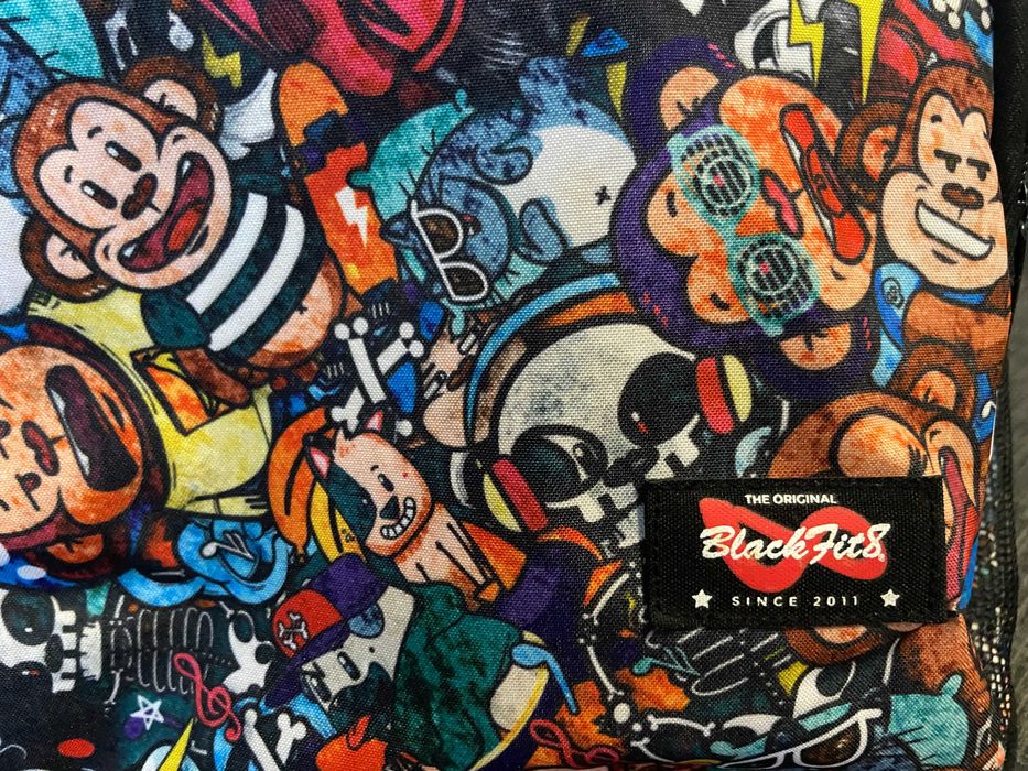 Шкільний рюкзак (з колесами) BlackFit8 "Веселі мавпочки"